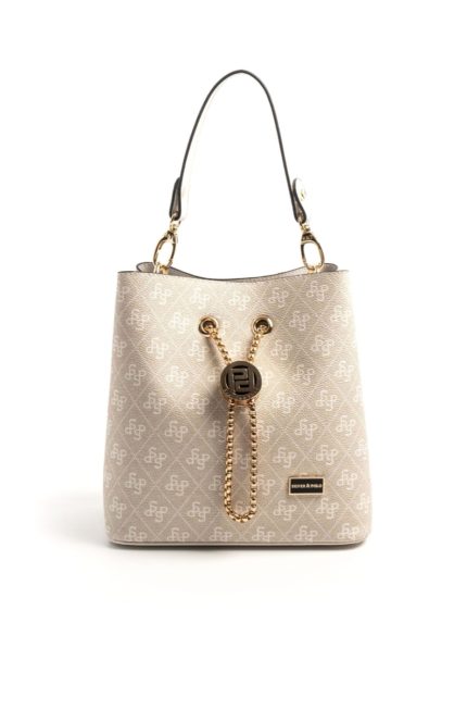 Silver & Polo Beige - Sp967 Women's Crossbody Bag