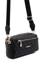 Silver & Polo Black - Black SP1142 Women's Crossbody Bag