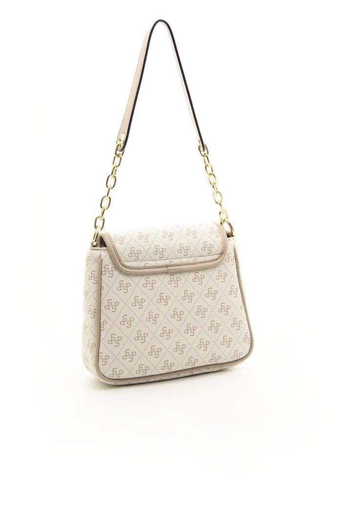 ⁦Silver & Polo Beige - Sand SP1147 Women's Shoulder Bag⁩ - الصورة ⁦4⁩