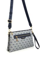 ⁦Silver & Polo Gray - Navy SP1129 Women's Crossbody Bag⁩ - الصورة ⁦2⁩