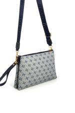 ⁦Silver & Polo Gray - Navy SP1129 Women's Crossbody Bag⁩ - الصورة ⁦3⁩