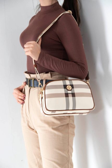 Silver & Polo Cream - Tan SP745 Women's Crossbody Bag