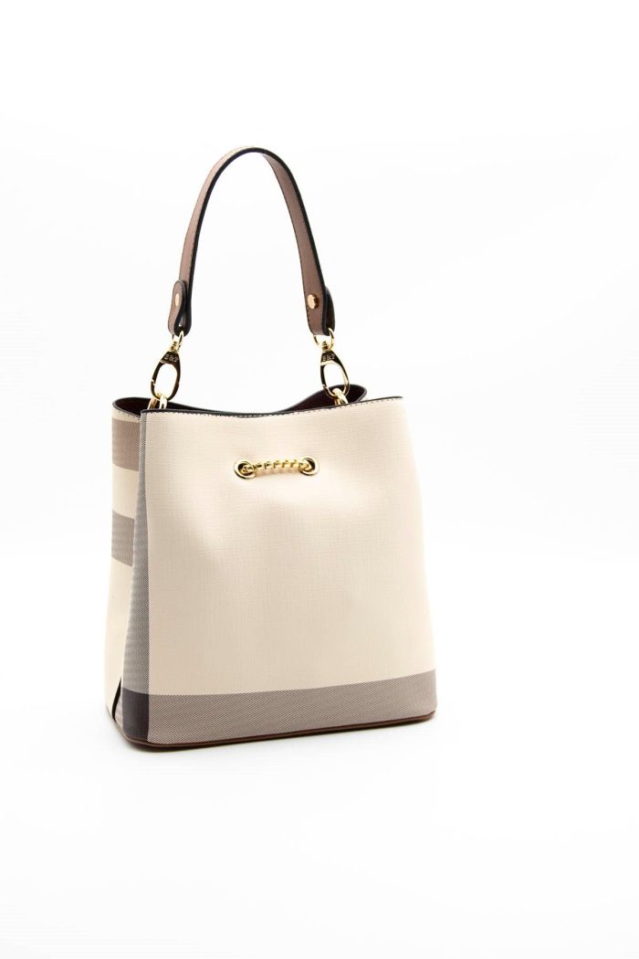 ⁦Silver & Polo Cream - Tan SP967 Women's Crossbody Bag⁩ - الصورة ⁦2⁩