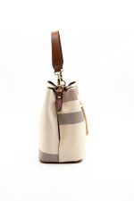 ⁦Silver & Polo Cream - Tan SP967 Women's Crossbody Bag⁩ - الصورة ⁦3⁩