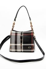 ⁦Silver & Polo Black - Black SP974 Women's Shoulder Bag⁩ - الصورة ⁦3⁩