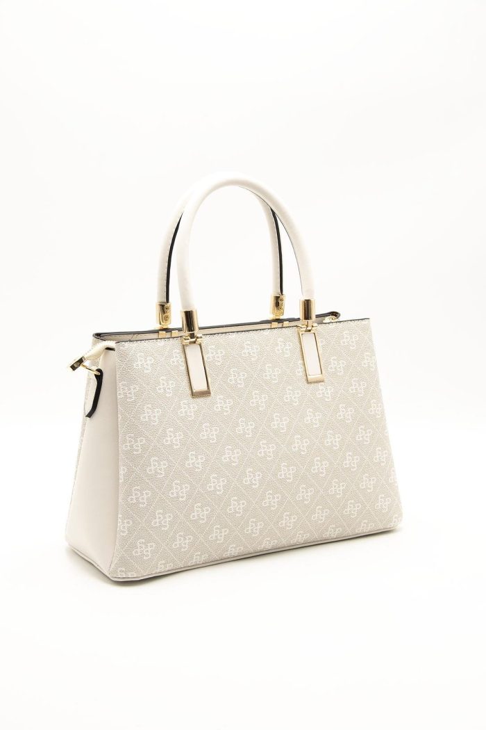 ⁦Silver & Polo Stone - Bone SP1000 Women's Handbag⁩ - الصورة ⁦3⁩