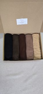 ⁦شال قطن قطعتين⁩ - الصورة ⁦3⁩