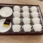 طقم فناجين ابيض