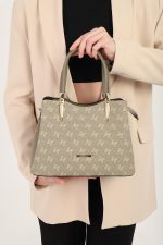 Silver & Polo SP1205 Women's Handbag Monogram Light Green-Light Green